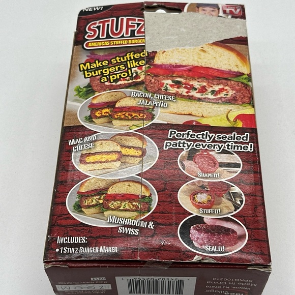 Stufz Stuffed Burger Press - Hamburger Patty Maker - As Seen On TV - Picture 3 of 5